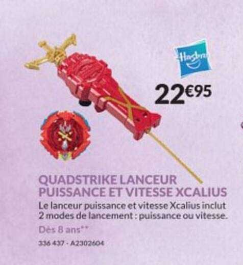 quadstrike lanceur puissance et vitesse xcalius