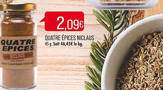 quatre épices niclaus