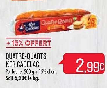 quatre-quarts ker cadelac