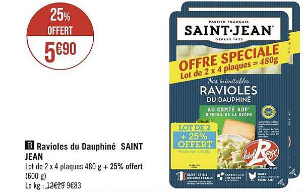 Ravioles Du Dauphiné Saint Jean