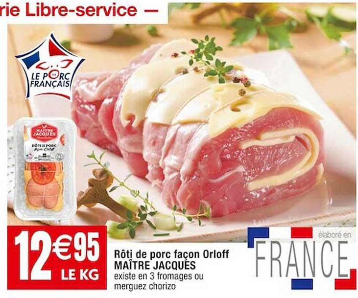 rôti de porc façon orloff maître jacques