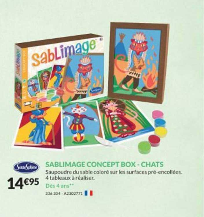 sablimage concept box - chats
