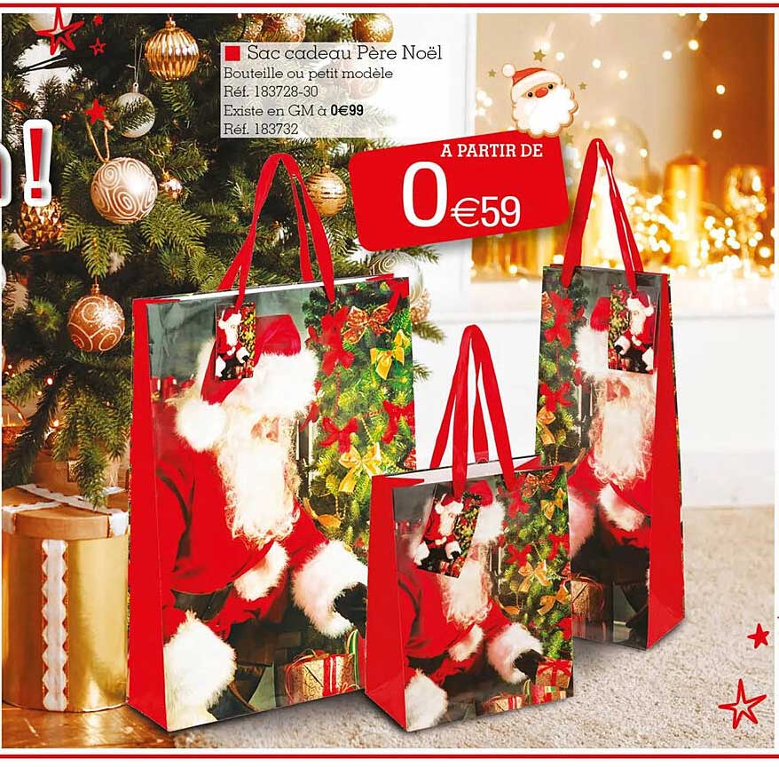 sac cadeau père noël