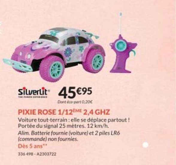 silverlit pixie rose 1/12éme 2,4 ghz
