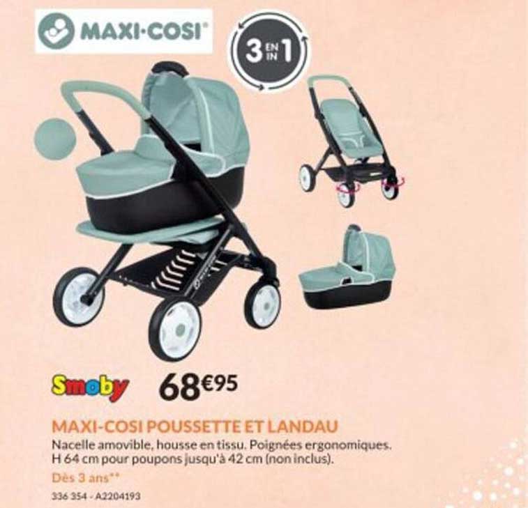 smoby maxi-cosi poussette et landau