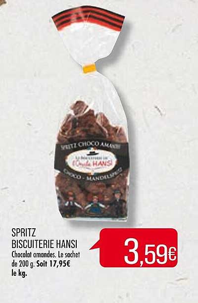 Spritz Biscuiterie Hansi
