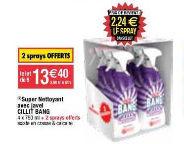 Super Nettoyant Avec Javel Cillit Bang