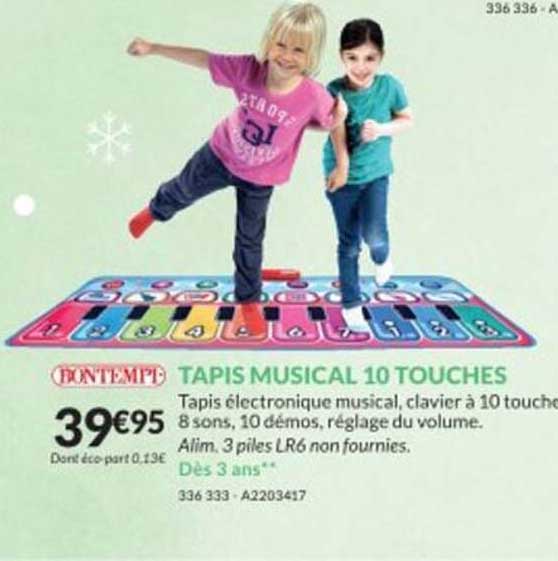 Tapis Musical 10 Touches