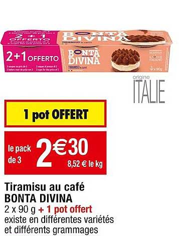tiramisu au café  bonta divina