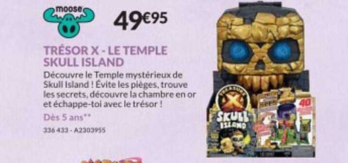 trésor x - le temple skull island