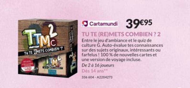 tu te (re)mets combien ? 2