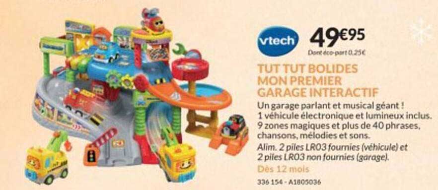 tut tut bolides mon premier garage interactif