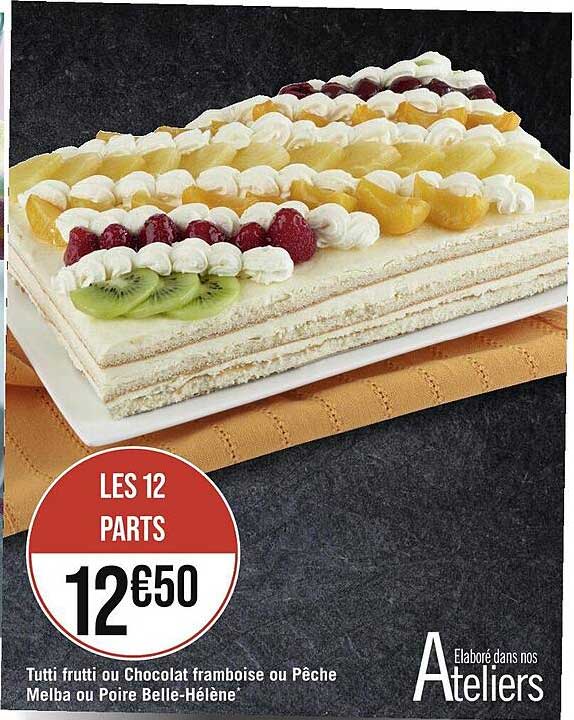 tutti frutti ou chocolat framboise ou pêche melba ou poire belle-hélène