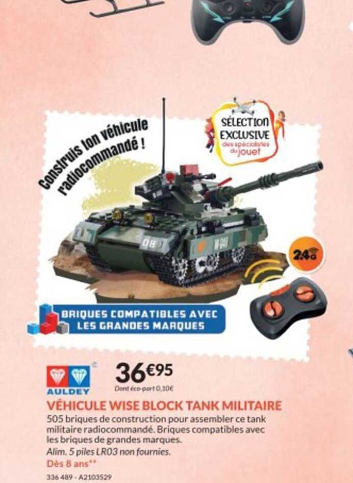véhicule wise block tank mulitaire