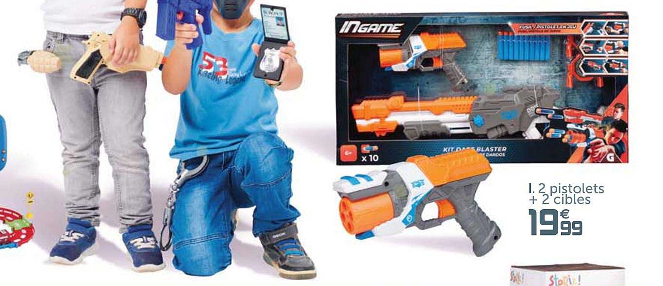 2 pistolets + 2 cibles