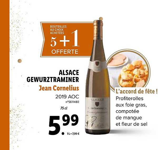 alsace gewurztraminer jean cornelius 2019 aoc