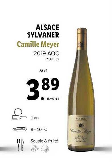 alsace sylvaner camille meyer 2019 aop