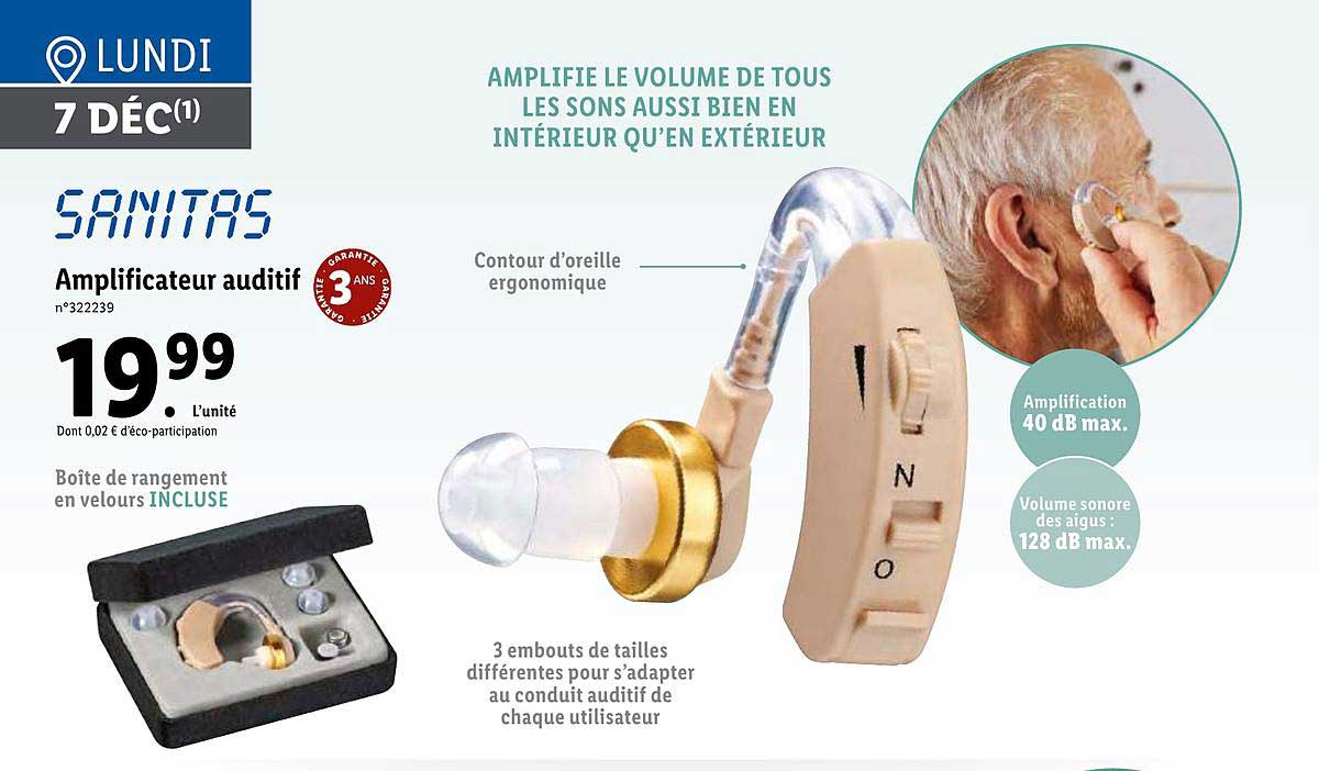 amplificateur auditif