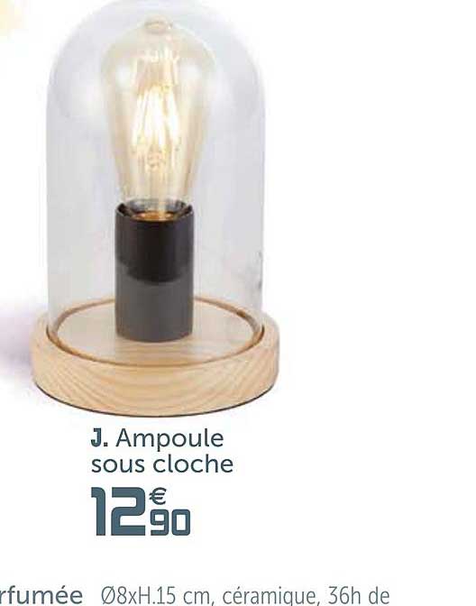 ampoule sous cloche