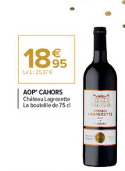 aop cahors château lagrezette