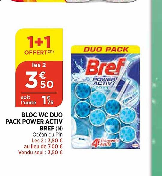 Bloc Wc Duo Pack Power Activ Bref