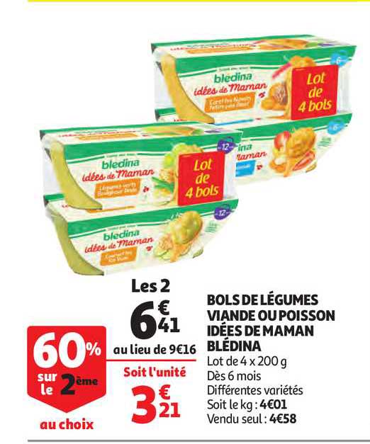 bols de légumes viande ou poisson idées de maman blédina