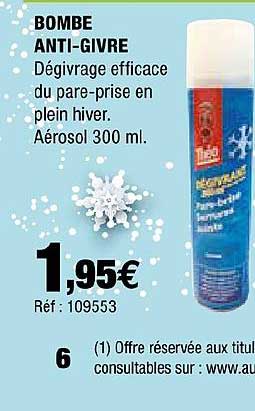 bombe anti givre