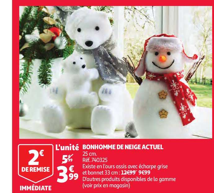 bonhomme de neige actuel