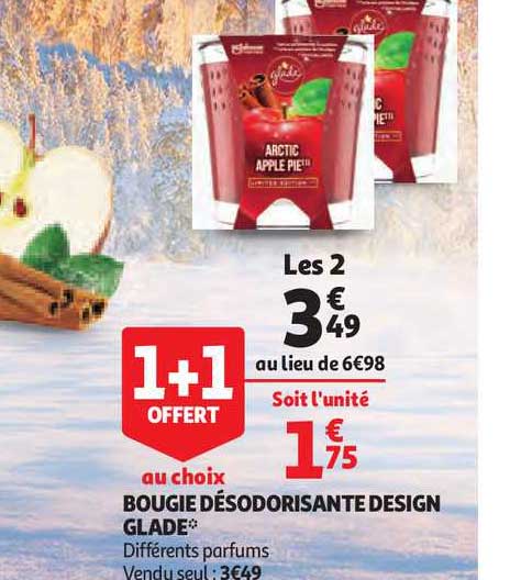 bougie désodorisante design glade