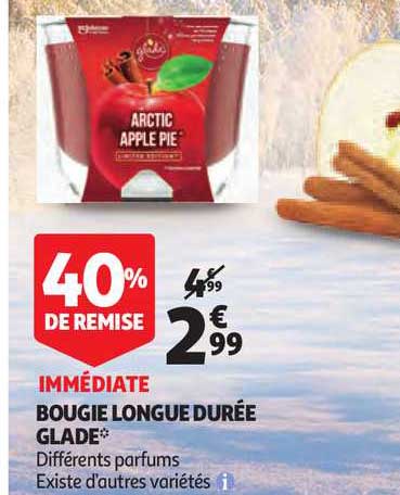 bougie longue durée glade