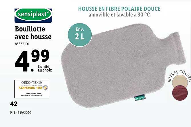 Bouillotte Avec Housse
