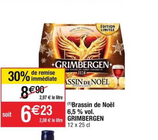 brassin de noël 6,5% vol. grimbergen
