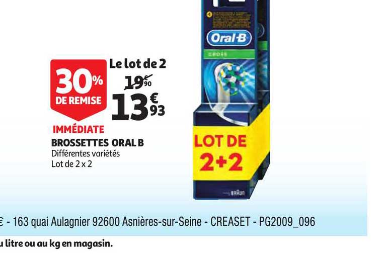 brossettes oral b