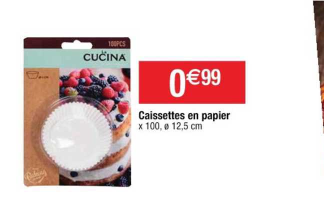 caissettes en papier