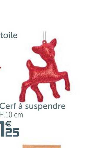 cerf à suspendre