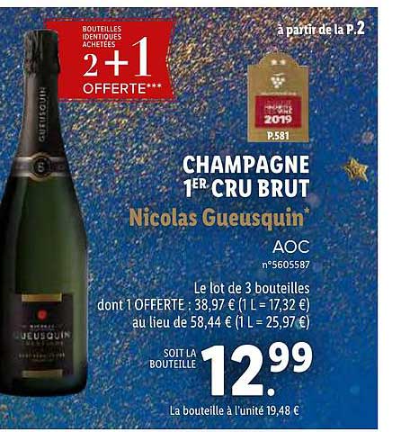 champagne 1er cru brut nicolas gueusquin aoc