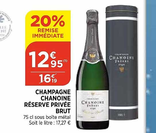 champagne chanoine réserve privée brut