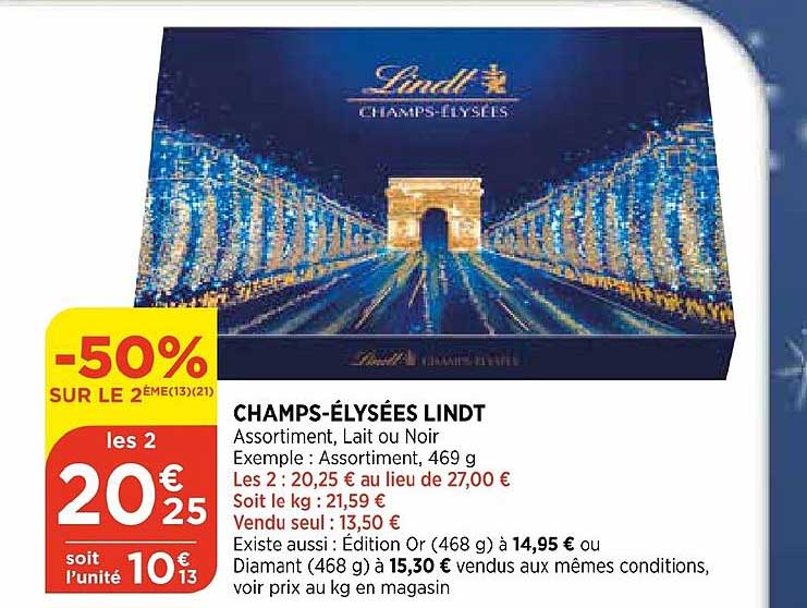 champs élysées lindt