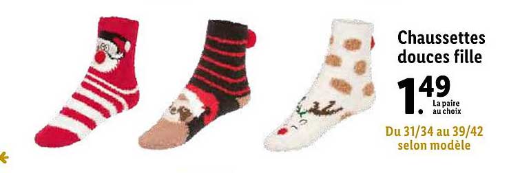 chaussettes douces fille