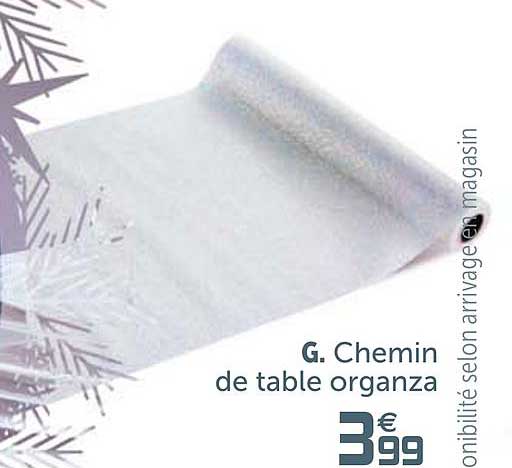 Chemin De Table Organza