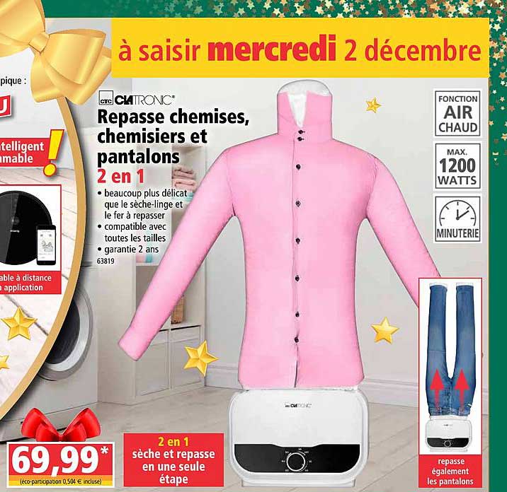 Clatronc Repasse Chemises Chemisiers Et Pantalons