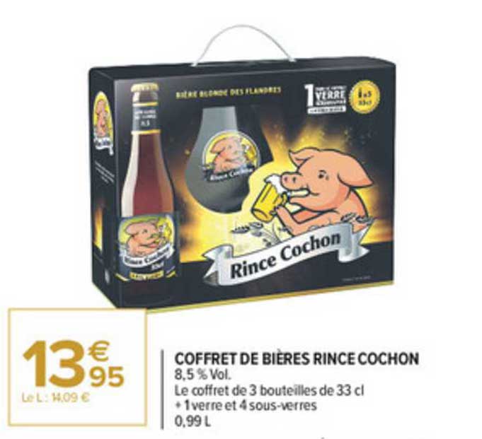coffret de bières rince cochon