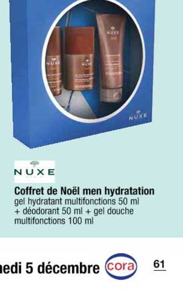 Coffret De Noël Men Hydratation Nuxe