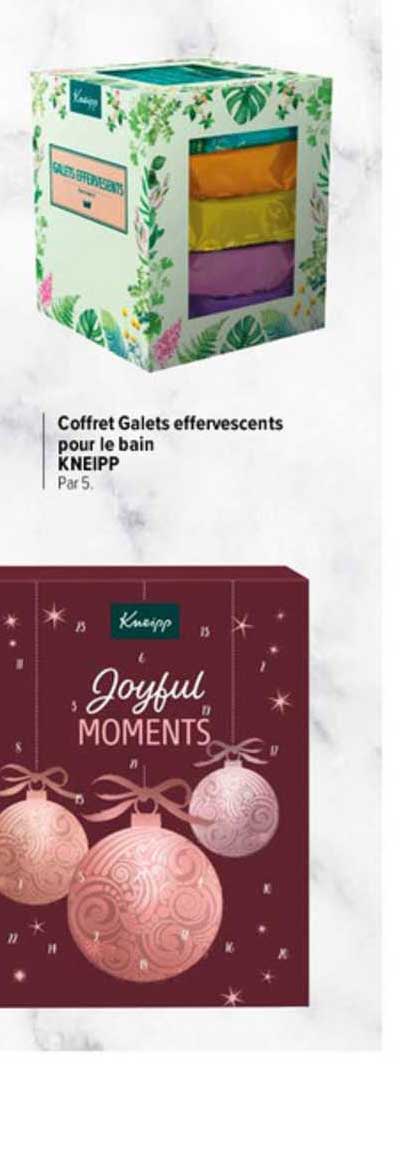 coffret galets effervescents pour le bain kneipp