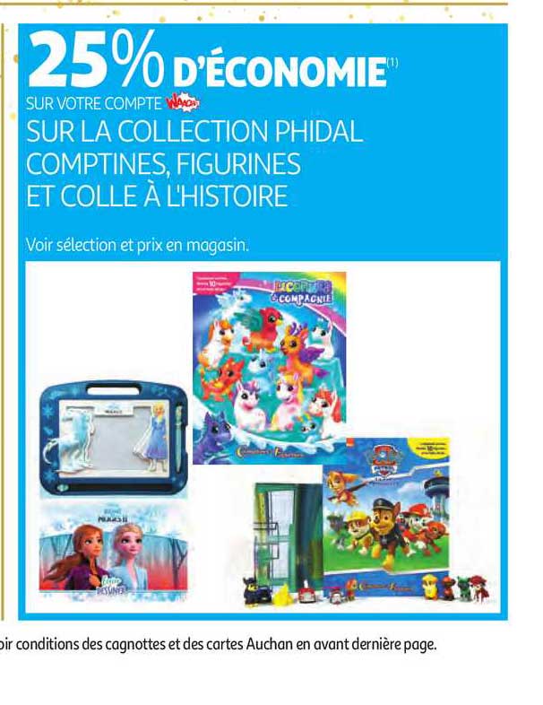 collection phidal comptines, figurines et colle à l'histoire