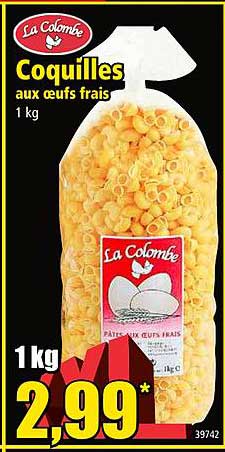 coquilles la colombe