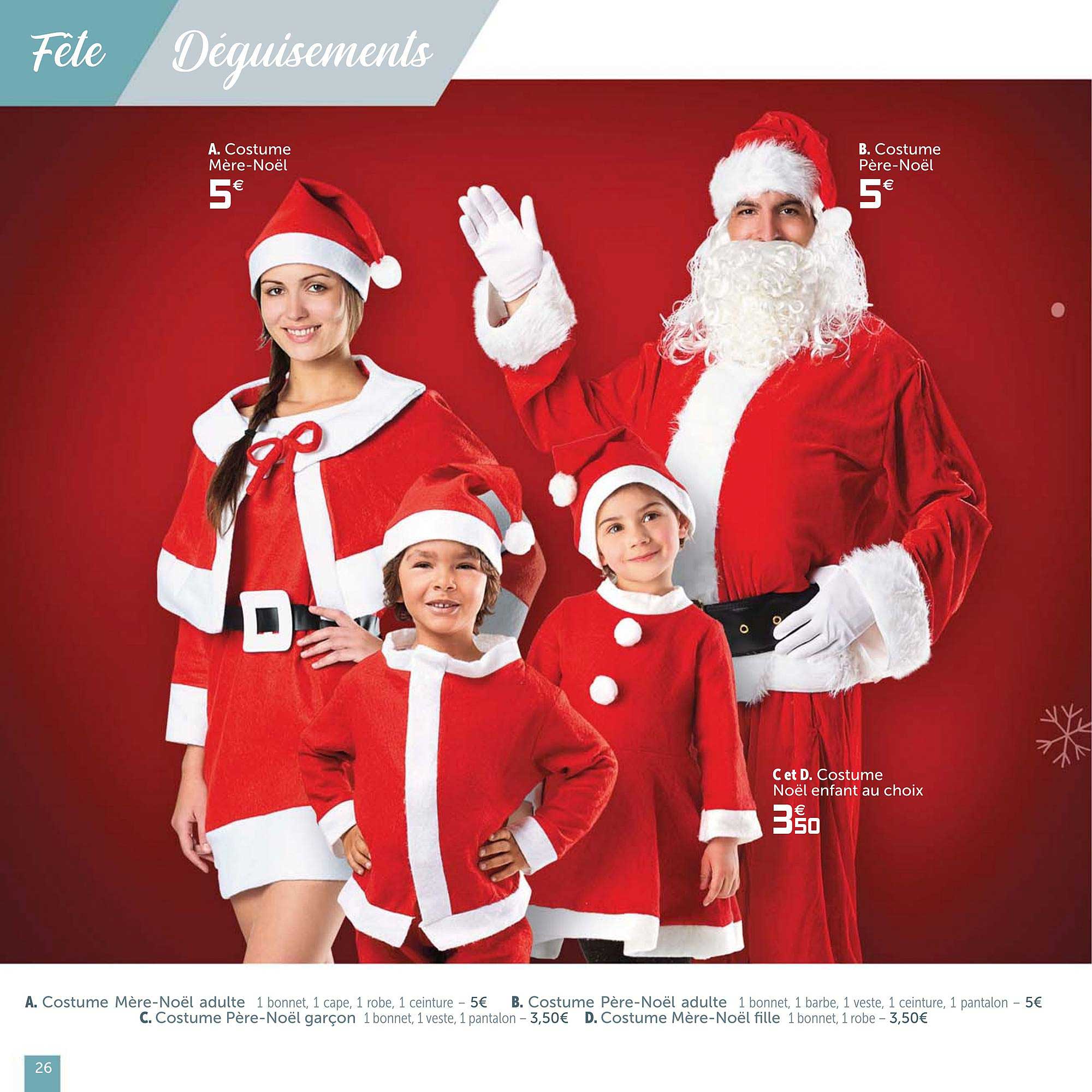 costume mère noël costume père noël costume noël enfant au choix