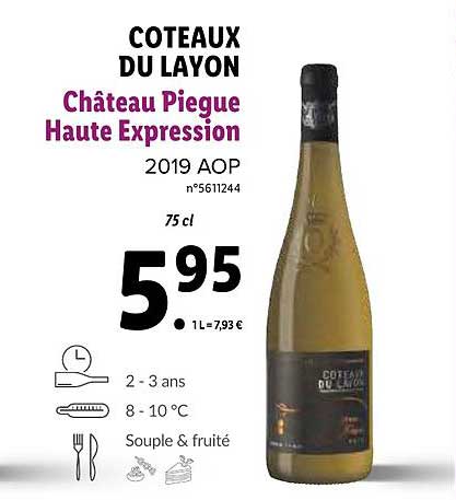 coteaux du layon château piegue haute expression