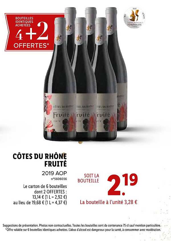 Côtes Du Rhône Fruité 2019 Aop