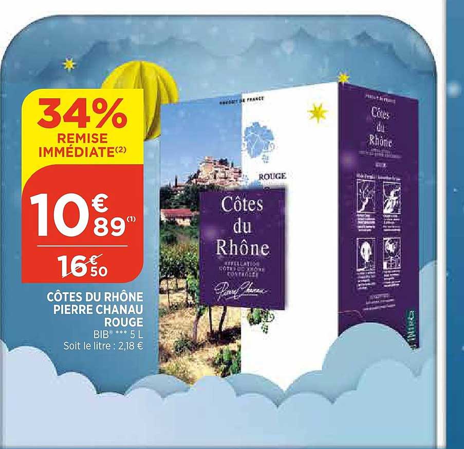 côtes du rhône pierre chanau rouge